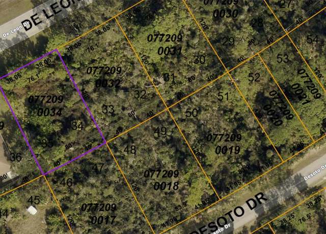 Property at DE Leon Dr, North Port, FL 34287