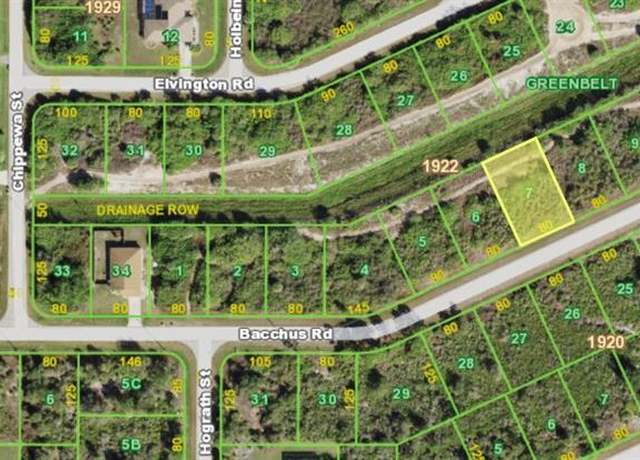 Property at 12108 Bacchus Rd, Port Charlotte, FL 33981