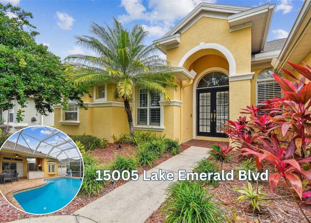 Property at 15005 Lake Emerald Blvd, Tampa, FL 33618, 4 beds, 3 baths