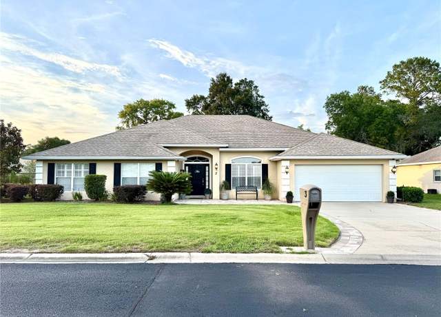 Property at 3 Sunrise Dr, Ocala, FL 34472, 4 beds, 3 baths