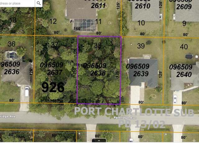 Property at Partridge Ave, North Port, FL 34286
