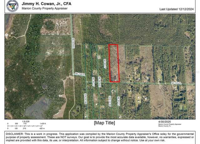 Property at NE 137th Pl, Citra, FL 32113