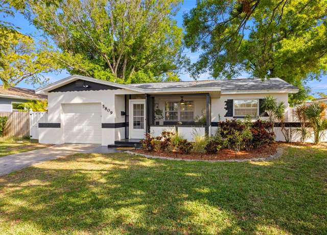 Property at 5809 Dartmouth Ave N, St Petersburg, FL 33710, 3 beds, 1 bath