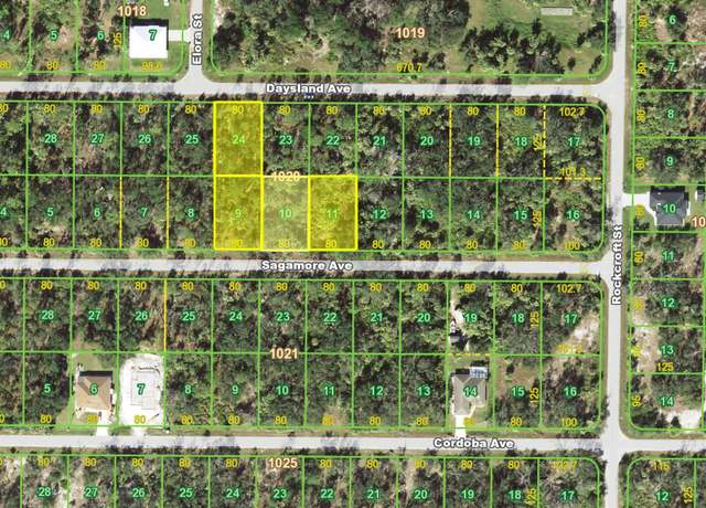 Property at 18402, 18410, 18394 Sagamore Ave And 18393 Daysland Ave, Port Charlotte, FL 33954