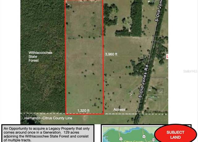 Property at S Old Jones RD Rd, Floral City, FL 34436