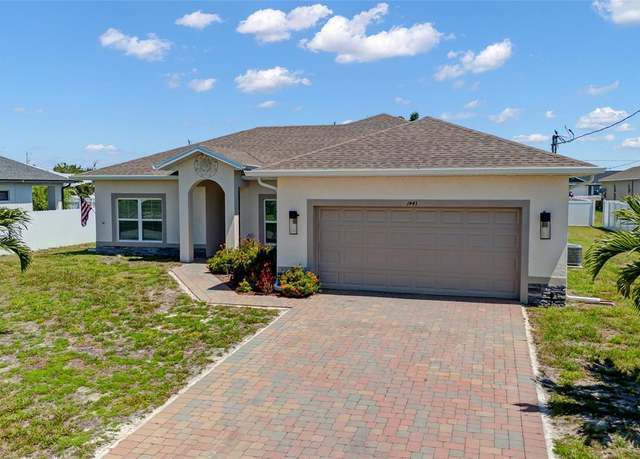 Property at 1443 SW 1st St, Cape Coral, FL 33991, 3 beds, 2 baths