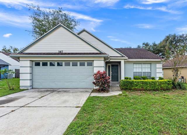 Property at 167 N Cervidae Dr, Apopka, FL 32703, 4 beds, 2 baths