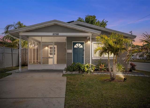 Property at 5758 20th Ave N, St Petersburg, FL 33710, 2 beds, 1 bath