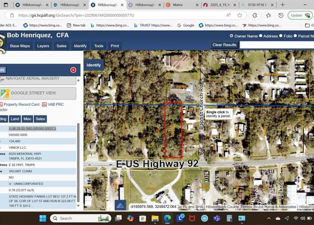 Property at 9736 E 92 Hwy, Tampa, FL 33610