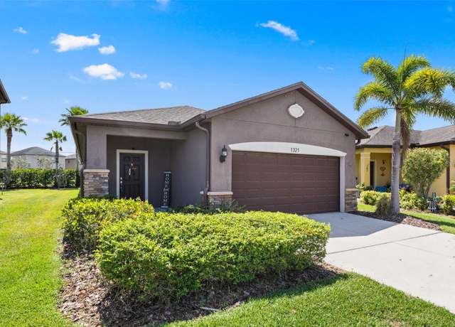 Property at 1321 Custer Bayou St, Ruskin, FL 33570, 3 beds, 2 baths