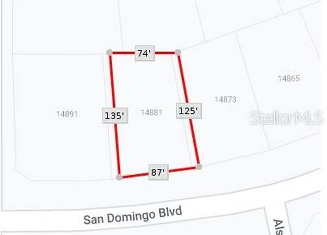 Property at 14881 San Domingo Blvd, Port Charlotte, FL 33981