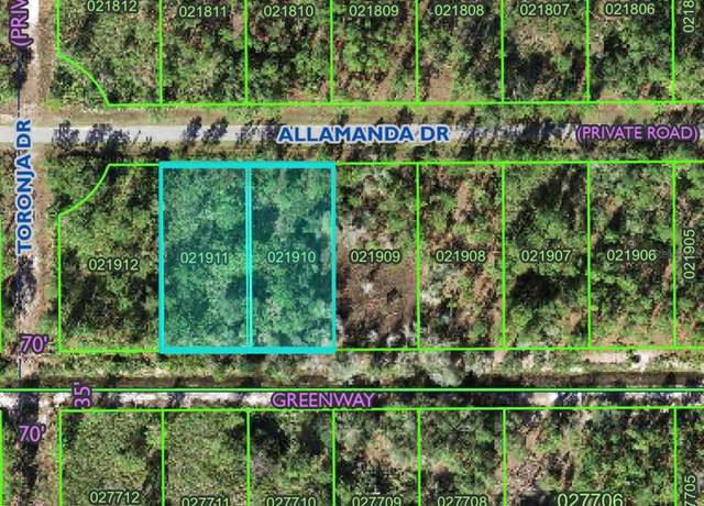 Property at 0 Allamanda Lot 11 Dr, Indian Lake Estates, FL 33855