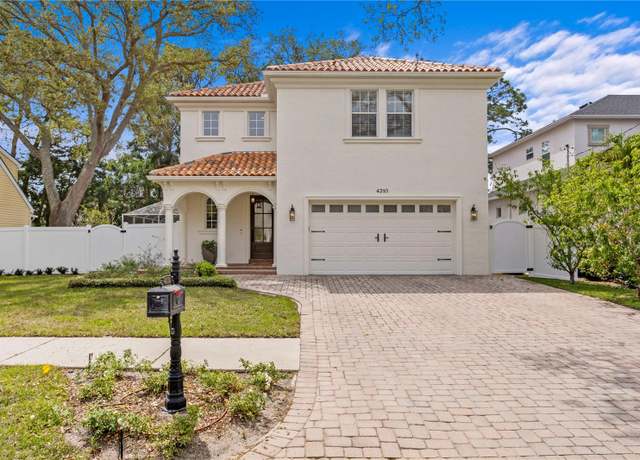 Property at 4310 W Sevilla St, Tampa, FL 33629, 4 beds, 3.5 baths