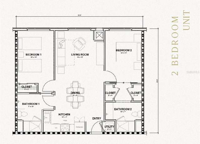 Property at 4849 W Irlo Bronson Hwy #510, Kissimmee, FL 34746, 2 beds, 2 baths