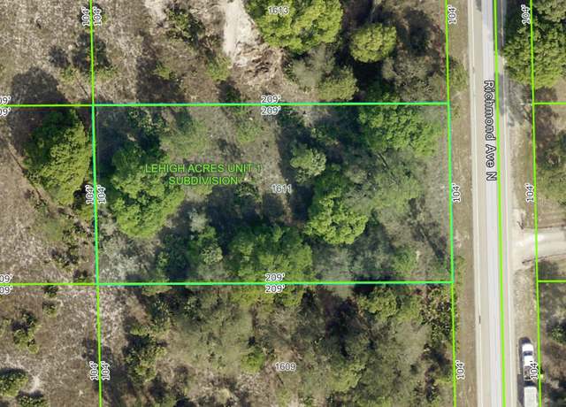 Property at 1611 Richmond Ave N, Lehigh Acres, FL 33972