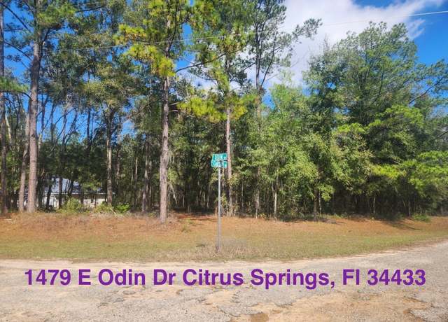 Property at 1479 E Odin Dr, Citrus Springs, FL 34433