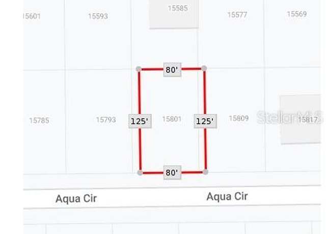 Property at 15801 Aqua Cir, Port Charlotte, FL 33981