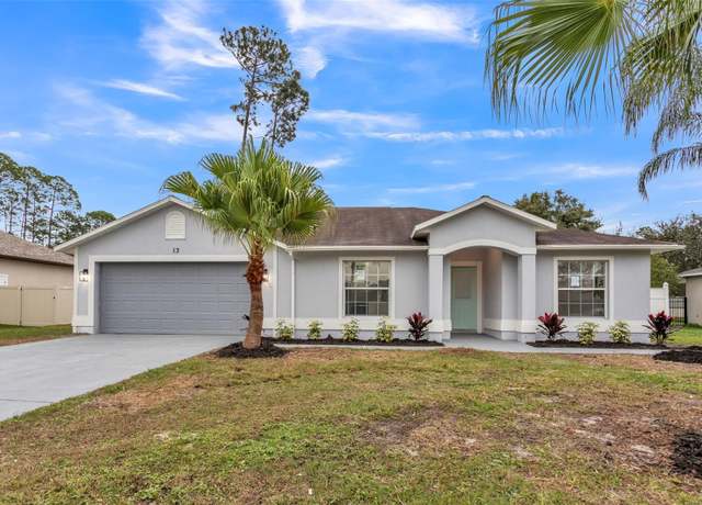 Property at 13 Evanston Ln, Palm Coast, FL 32164, 3 beds, 2 baths