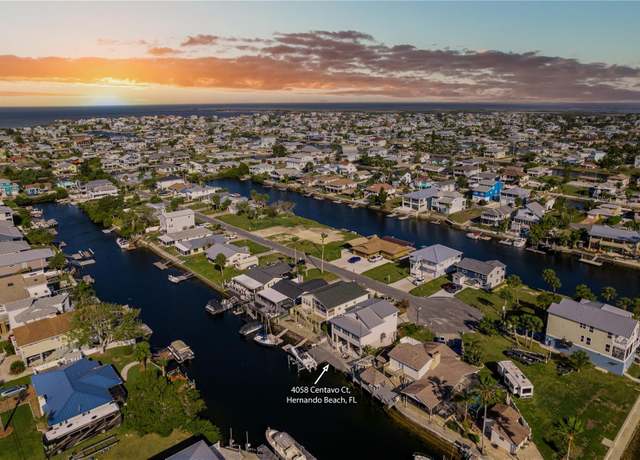 Property at 4058 Centavo Ct, Hernando Beach, FL 34607, 4 beds, 3 baths