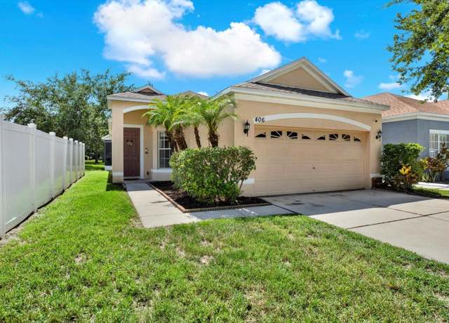 Property at 406 Laguna Mill Dr, Ruskin, FL 33570, 3 beds, 2 baths