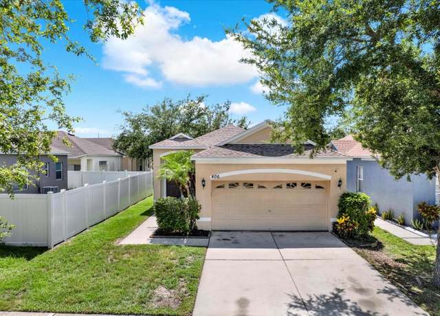 Property at 406 Laguna Mill Dr, Ruskin, FL 33570, 3 beds, 2 baths
