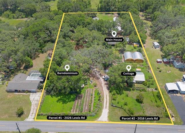 Property at 2026 Lewis Rd, Leesburg, FL 34748, 8 beds, 4 baths