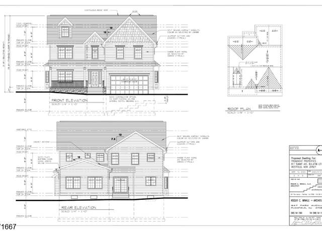 Property at 817 Summit Ave, Westfield Town, NJ 07090-2605, 6 beds, 6.5 baths
