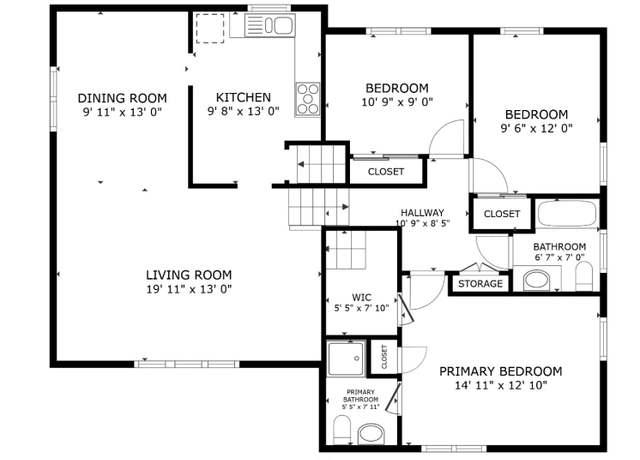 Property at 927 Douglas Ter, Union Twp., NJ 07083-6523, 3 beds, 2.5 baths