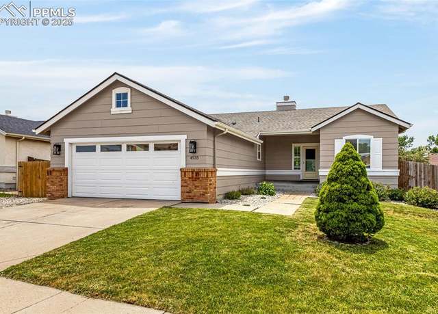 Property at 4535 Star Ridge Dr, Colorado Springs, CO 80916, 4 beds, 3 baths
