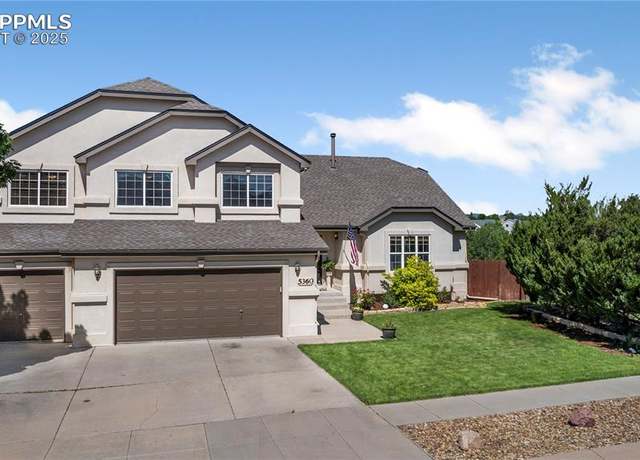 Property at 5360 War Paint Pl, Colorado Springs, CO 80922, 5 beds, 3.5 baths