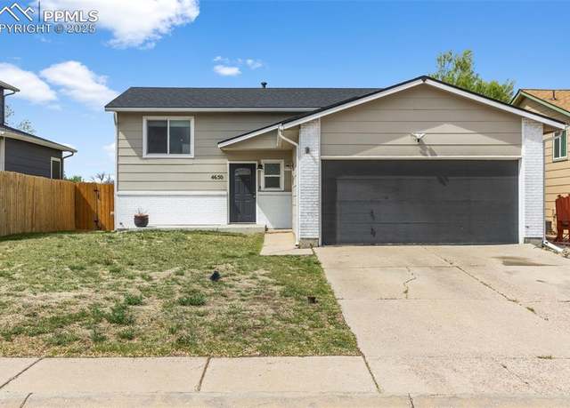 Property at 4650 Cassidy St, Colorado Springs, CO 80911, 4 beds, 2 baths