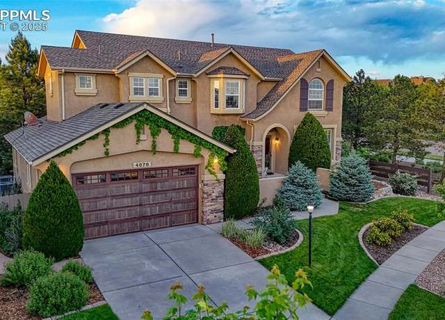 Property at 4878 Rainbow Gulch Trl, Colorado Springs, CO 80924, 6 beds, 3.5 baths