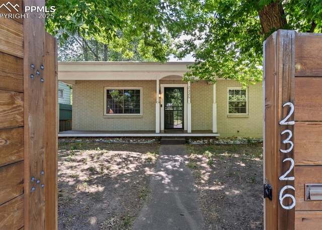 Property at 2326 N Meade Ave, Colorado Springs, CO 80907, 3 beds, 2 baths