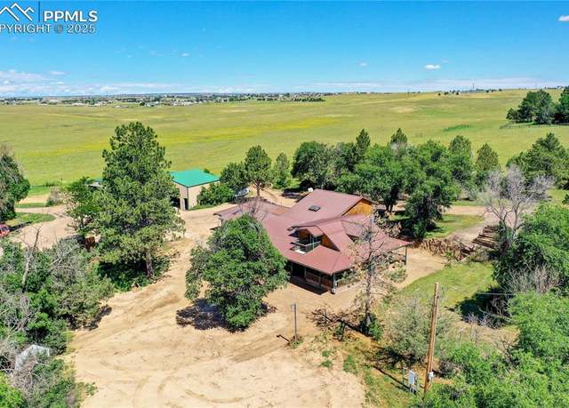 Property at 3250 Slocum Rd, Peyton, CO 80831, 5 beds, 2 baths