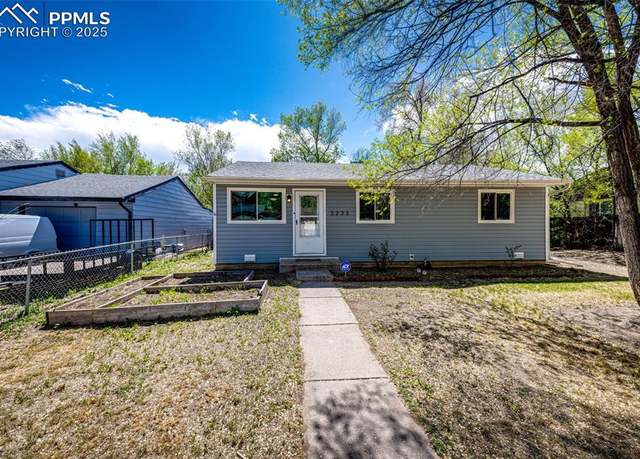 Property at 2222 Frontier Dr, Colorado Springs, CO 80911, 3 beds, 1 bath