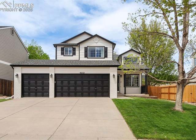 Property at 4652 Poleplant Dr, Colorado Springs, CO 80918, 5 beds, 3 baths