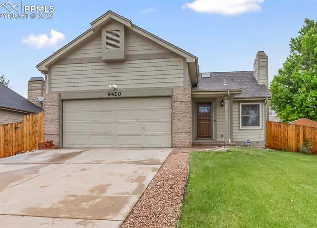 Property at 9420 Daystar Ter, Colorado Springs, CO 80925, 3 beds, 2 baths