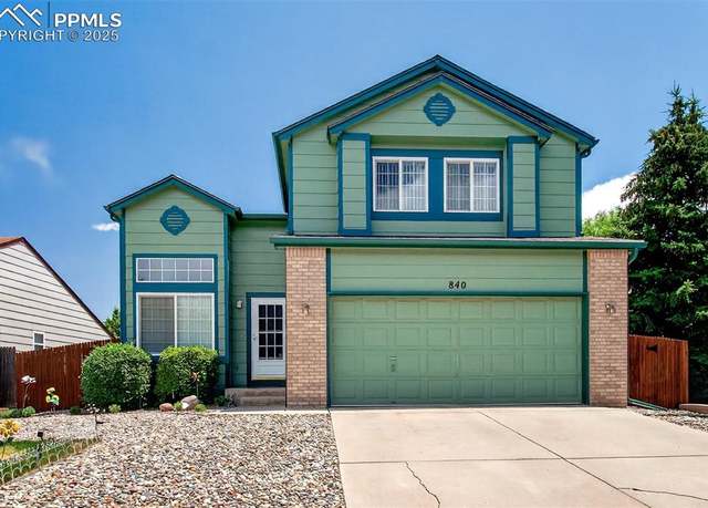 Property at 840 Piros Dr, Colorado Springs, CO 80922, 3 beds, 2.5 baths