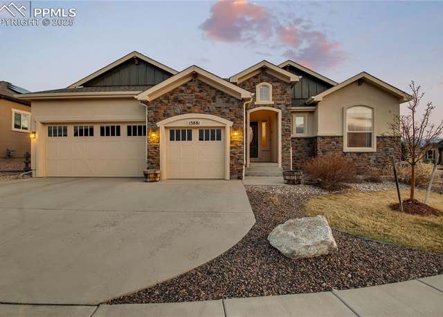 Property at 13881 Rivercrest Cir, Colorado Springs, CO 80921, 5 beds, 3.5 baths