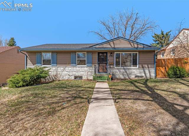 Property at 1702 Grant Ave, Colorado Springs, CO 80909, 3 beds, 1.5 baths