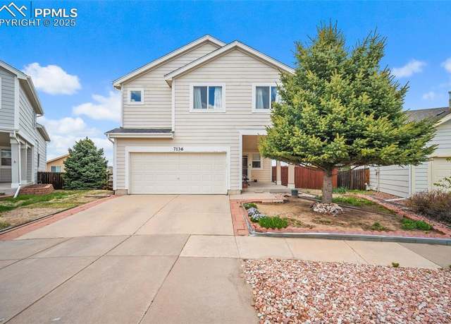 Property at 7136 Purple Thistle Ct, Colorado Springs, CO 80922, 4 beds, 3 baths