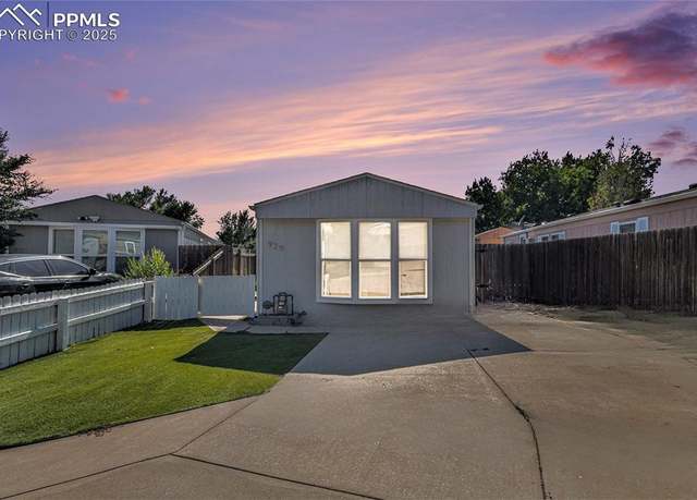 Property at 929 Desert Cir, Fountain, CO 80817, 2 beds, 2 baths