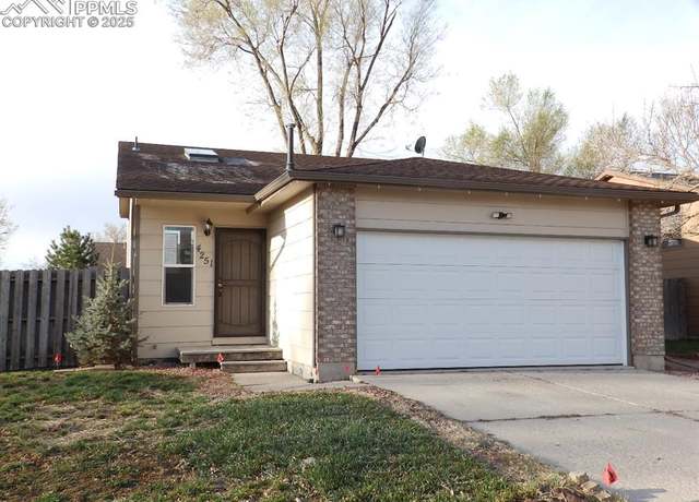 Property at 4251 Dooley Way, Colorado Springs, CO 80911, 3 beds, 2 baths