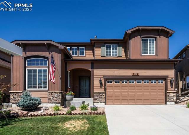 Property at 7112 Jagged Rock Cir, Colorado Springs, CO 80927, 4 beds, 3.5 baths