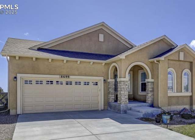 Property at 8699 Tranquil Knoll Ln, Colorado Springs, CO 80927, 4 beds, 3 baths