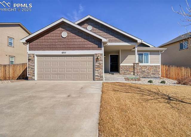 Property at 6551 Justice Way, Colorado Springs, CO 80925, 4 beds, 3 baths