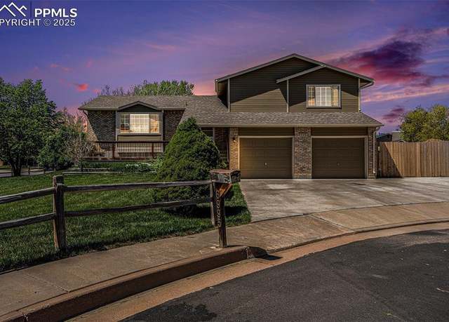 Property at 6995 Woodstock St, Colorado Springs, CO 80911, 5 beds, 3 baths