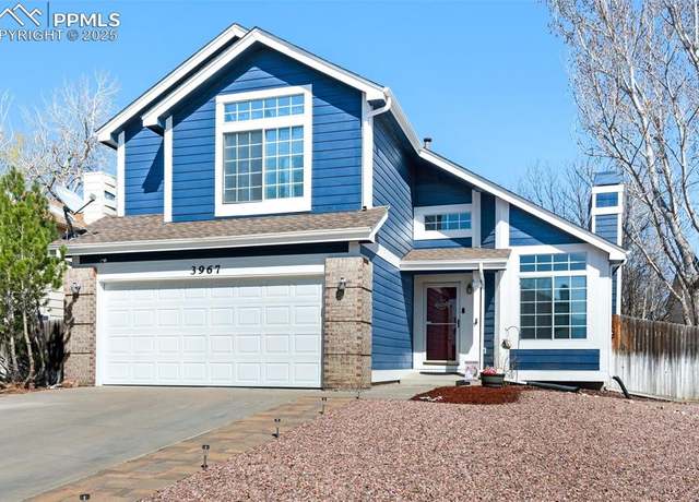 Property at 3967 Shining Star Dr, Colorado Springs, CO 80925, 3 beds, 2.5 baths
