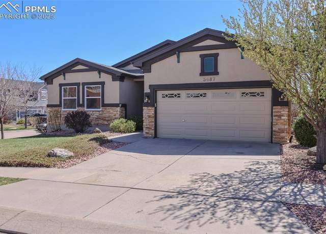 Property at 5687 Marshall Creek Dr, Colorado Springs, CO 80924, 4 beds, 3 baths