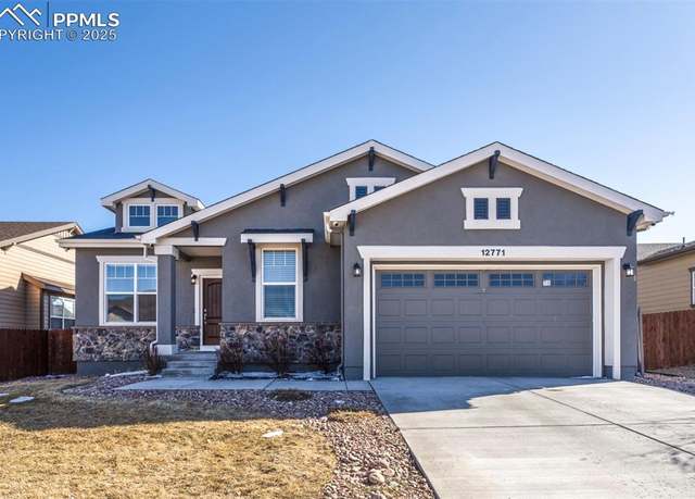 Property at 12771 Mt Antero Dr, Peyton, CO 80831, 4 beds, 3 baths
